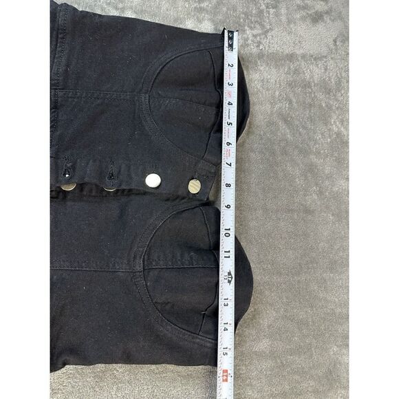 NWT Reformation Nikki Strapless Bustier Mini Dress Black sz 10 - Picture 5 of 10